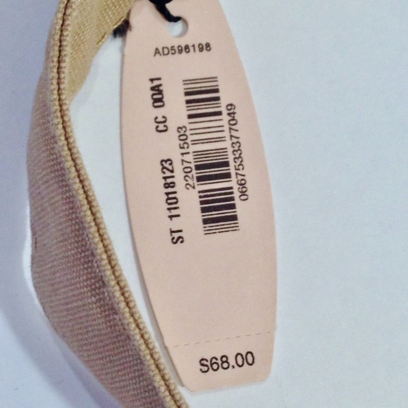 NEW VICTORIA'S SECRET Tan & Gold Large Tote - Picture 7 of 7